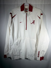 Load image into Gallery viewer, Alabama X Nike Team Issued White Windbreaker Pullover Large
