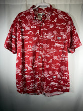 Load image into Gallery viewer, Reyn Spooner X Alabama Hawaiian Crimson Shirt Medium
