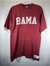 Load image into Gallery viewer, Vintage Bama X Russell Spellout Crimson Shirt Medium
