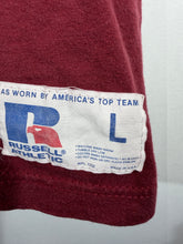Load image into Gallery viewer, Vintage Bama X Russell Spellout Crimson Shirt Medium
