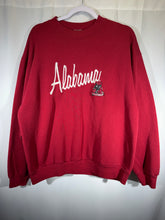 Load image into Gallery viewer, Vintage Alabama X Tee Jays Embroidered Crimson Crewneck Sweatshirt Medium
