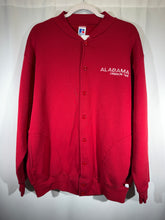Load image into Gallery viewer, Vintage Alabama X Russell Crimson Button Up Cardigan Sweatshirt M/L
