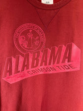 Load image into Gallery viewer, Alabama Crest Crimson Crewneck Sweatshirt Large - Alabama VTG
