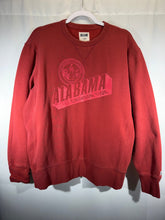 Load image into Gallery viewer, Alabama Crest Crimson Crewneck Sweatshirt Large - Alabama VTG
