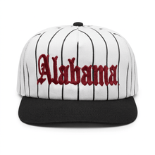 Load image into Gallery viewer, Alabama Old English Snapback Hat - Pinstripe Collection (Vol. 1) - Alabama VTG
