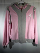 Load image into Gallery viewer, Alabama Pink/Grey Zip Up Womens Jacket With Hood Women's Medium - Alabama VTG
