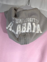 Load image into Gallery viewer, Alabama Pink/Grey Zip Up Womens Jacket With Hood Women's Medium - Alabama VTG
