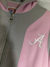 Load image into Gallery viewer, Alabama Pink/Grey Zip Up Womens Jacket With Hood Women's Medium - Alabama VTG

