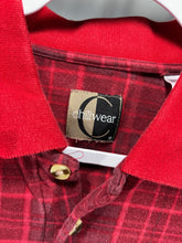 Load image into Gallery viewer, Alabama Plaid Y2K Polo Shirt XL - Alabama VTG
