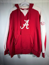 Load image into Gallery viewer, Alabama X Majestic Crimson/White Embroidered Hoodie Sweatshirt Large - Alabama VTG
