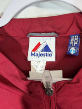 Load image into Gallery viewer, Alabama X Majestic Crimson/White Windbreaker Pullover Warmup L/XL - Alabama VTG
