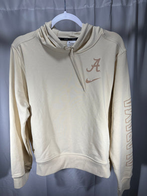 Alabama X Nike Team Issued Beige Hooded Pullover Womens XL - Alabama VTG