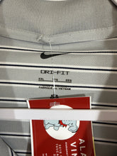 Load image into Gallery viewer, Alabama X Nike Team Issued Grey Striped Polo XL - Alabama VTG

