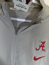 Load image into Gallery viewer, Alabama X Nike Team Issued Grey Zip Up w Hood XXL 2XL - Alabama VTG
