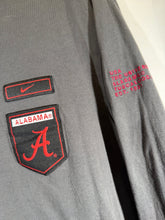 Load image into Gallery viewer, Alabama X Nike Team Issued Lightweight Charcoal Long Sleeve W Hood XXL 2XL - Alabama VTG
