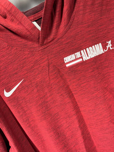 Alabama X Nike Team Issued Lightweight Long Sleeve With Hood XL - Alabama VTG