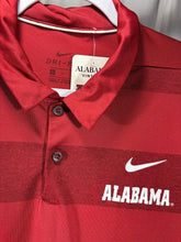 Load image into Gallery viewer, Alabama X Nike Team Issued Striped Polo Medium - Alabama VTG

