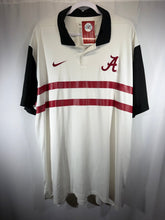 Load image into Gallery viewer, Alabama X Nike Team Issued White Polo XXL 2XL - Alabama VTG
