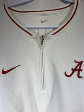 Load image into Gallery viewer, Alabama X Nike Team Issued White Quarter Zip XL - Alabama VTG
