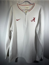 Load image into Gallery viewer, Alabama X Nike Team Issued White Quarter Zip XXL 2XL - Alabama VTG
