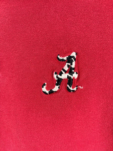 Alabama X Nike Y2K Embroidered Houndstooth Polo Medium - Alabama VTG
