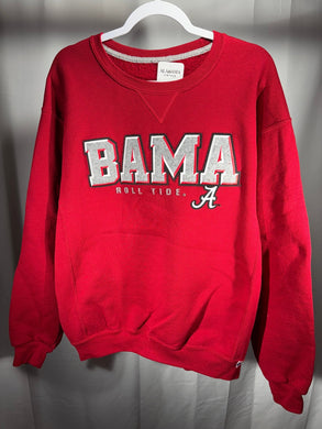 Alabama X Russell Y2K Crimson Crewneck Sweatshirt XL - Alabama VTG
