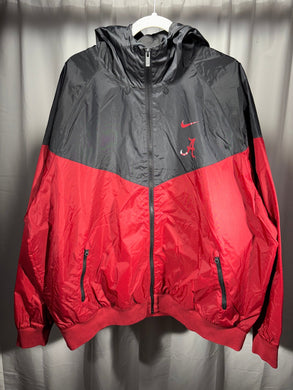 Alabama X Team Issued Hooded Zip Up Size XXL 2XL - Alabama VTG
