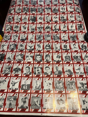 “Alabama’s Finest” Football Legends Rare Uncut Trading Cards - Alabama VTG