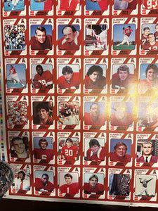 “Alabama’s Finest” Football Legends Rare Uncut Trading Cards - Alabama VTG