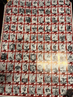 “Alabama’s Finest” Football Legends Rare Uncut Trading Cards - Alabama VTG