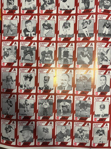 “Alabama’s Finest” Football Legends Rare Uncut Trading Cards - Alabama VTG