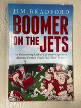Load image into Gallery viewer, "Boomer on the Jets" An Entertaining Look at Life under Legendary Bear Bryant Book - Alabama VTG

