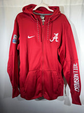 Load image into Gallery viewer, CFP Peach Bowl Alabama X Nike Team Issued Zip Up Large - Alabama VTG
