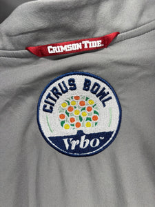 Citrus Bowl Nike X Alabama Team Issued Grey Zip Up Large - Alabama VTG