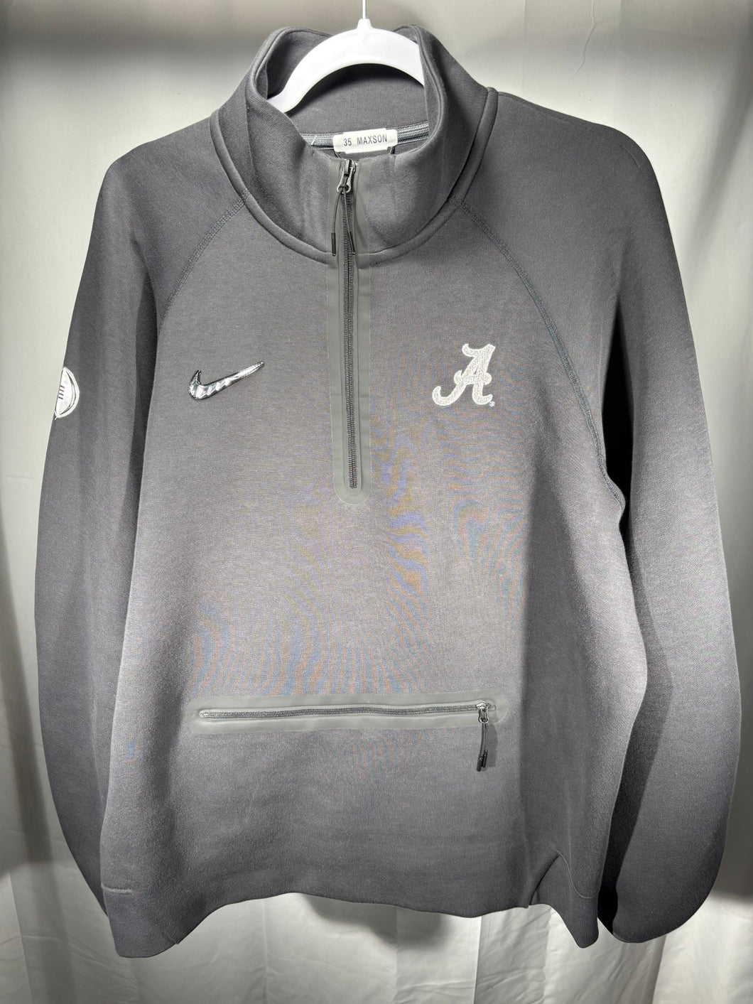 College Football Playoff CFP Nike X Alabama Team Issued Half Zip Large - Alabama VTG