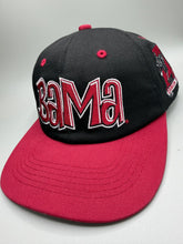 Load image into Gallery viewer, Crimson Graffiti Vol. 1 - Bama Black Two Tone Snapback - Alabama VTG
