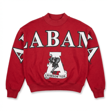Load image into Gallery viewer, Crimson Tide Mockneck 2.0 - Valentine’s Edition (450 GSM Heavyweight) - Alabama VTG
