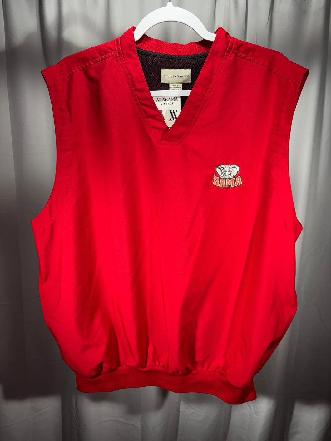 Cutter & Buck Y2K Alabama Windbreaker Vest Medium - Alabama VTG