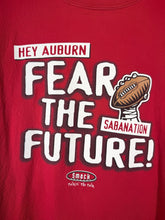 Load image into Gallery viewer, "Hey Auburn, Fear the Future" Crimson T-Shirt XL - Alabama VTG
