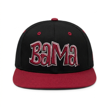 Load image into Gallery viewer, Crimson Graffiti Vol. 1 - Bama Black Two Tone Snapback
