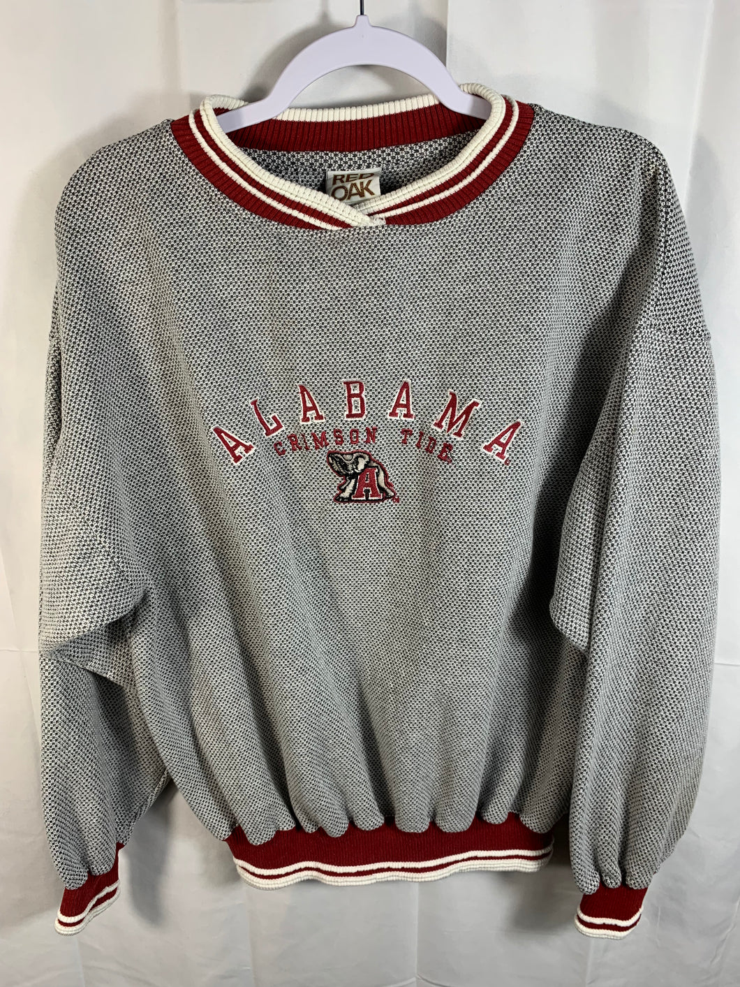 Vintage Alabama X Red Oak Crewneck Sweatshirt Large