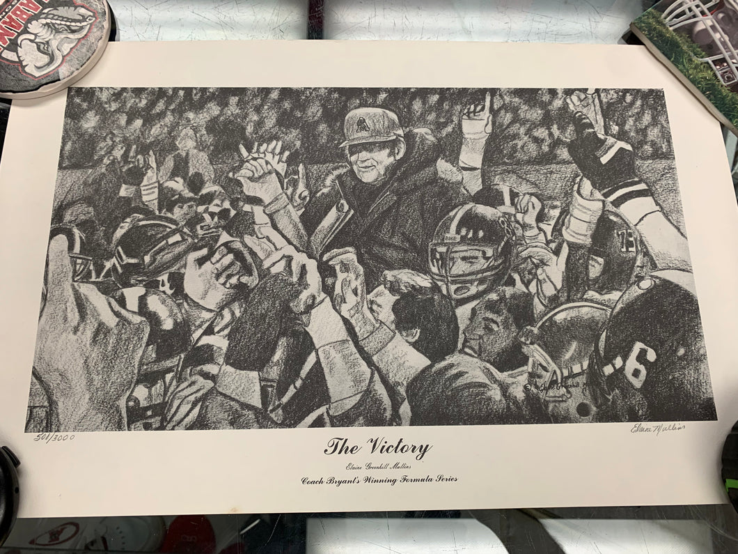 Bear Bryant “The Victory” Collectible Print