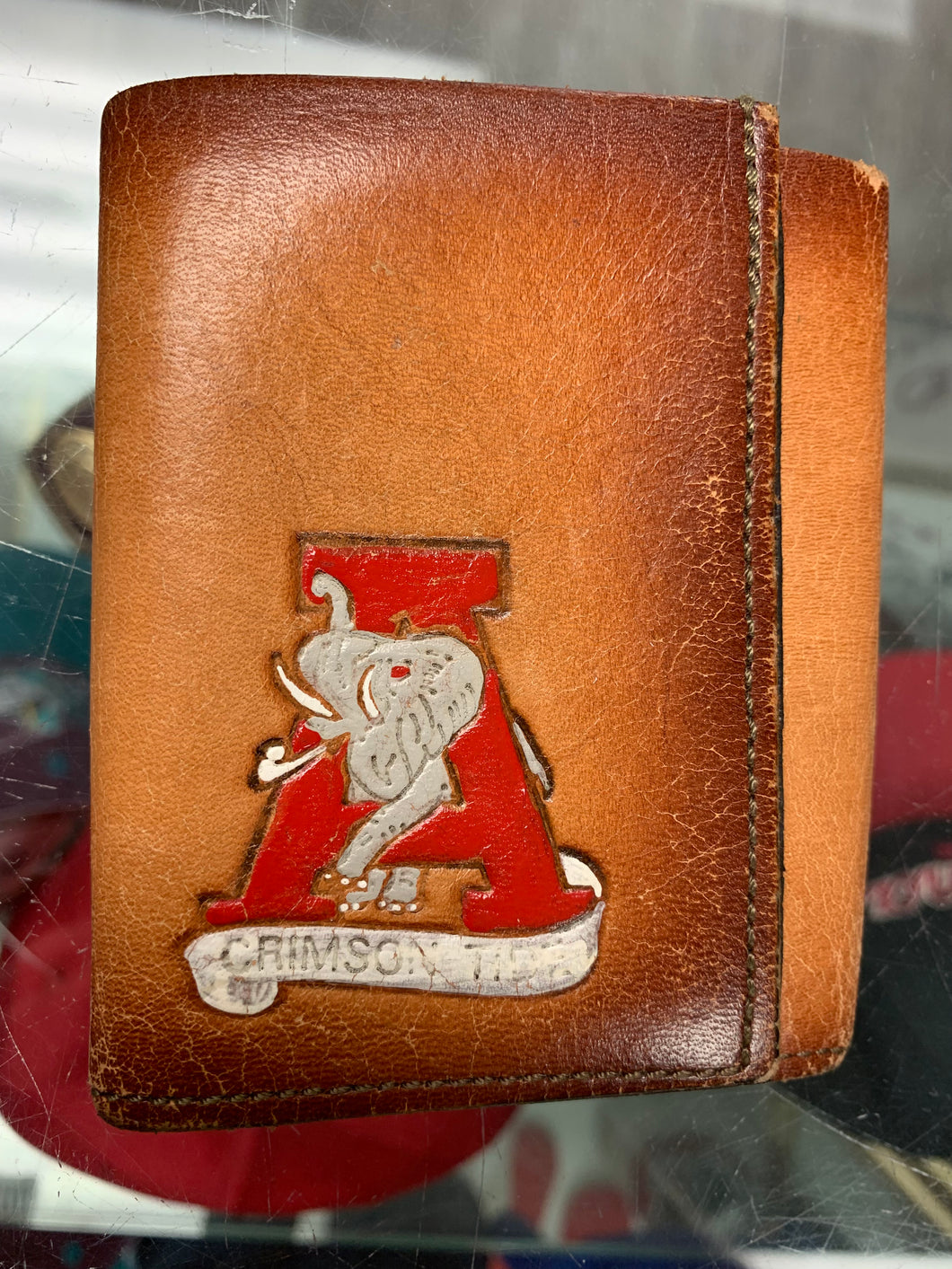Vintage Alabama Leather Collectible Wallet