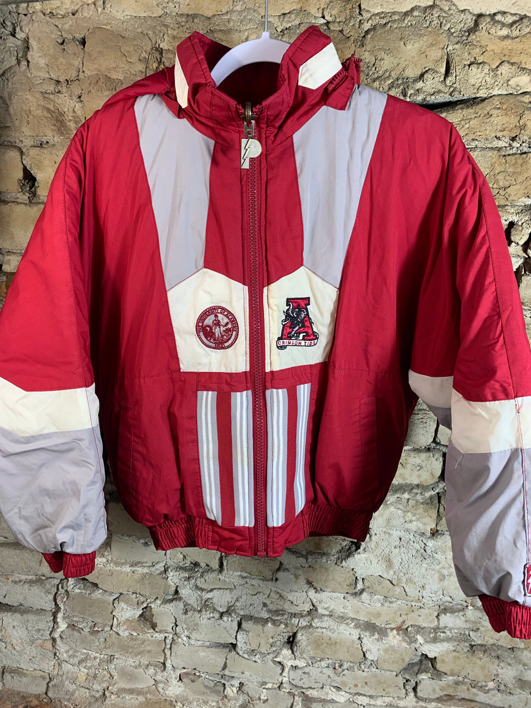 Vintage Alabama Pro Player Reversible Puffer Jacket Youth Large