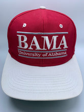 Load image into Gallery viewer, Vintage Alabama X The Game Split Bar Snapback Hat
