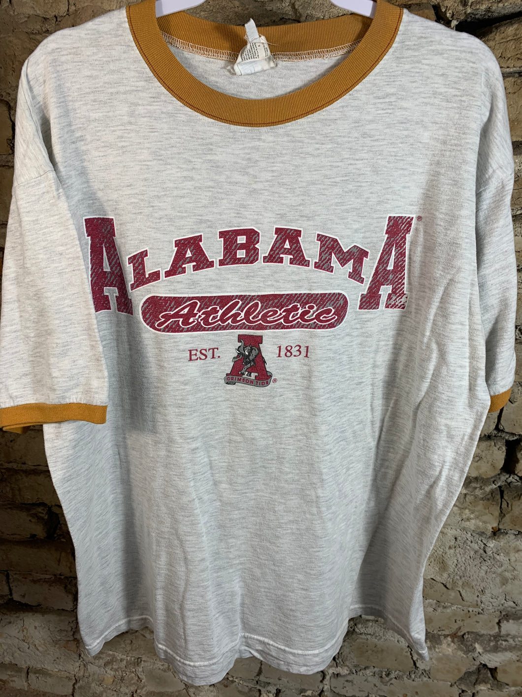 Vintage Alabama Crimson Tide Grey T-Shirt Large