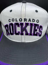 Load image into Gallery viewer, Vintage Colorado Rockies X Starter Snapback Hat
