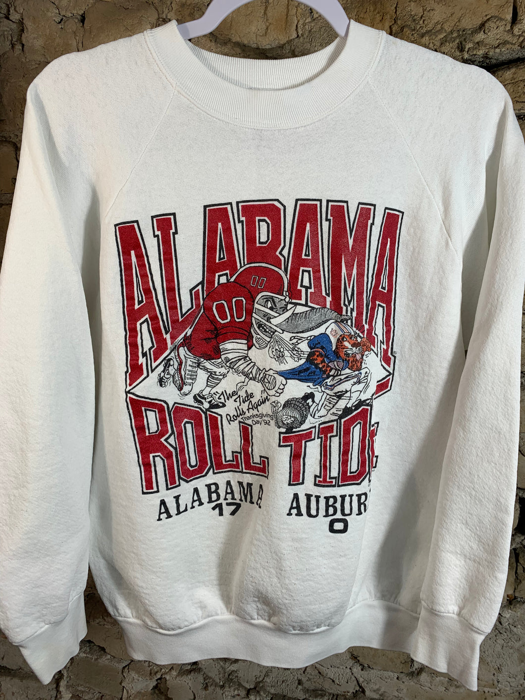 1992 Iron Bowl Game Day Alabama Sweatshirt Medium