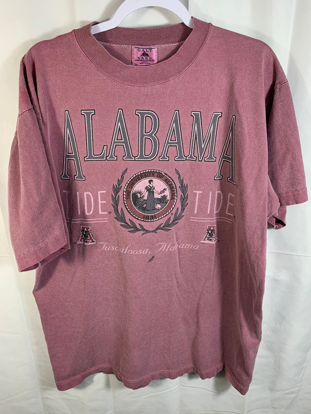 Vintage University of Alabama Heather Red T-Shirt L/XL