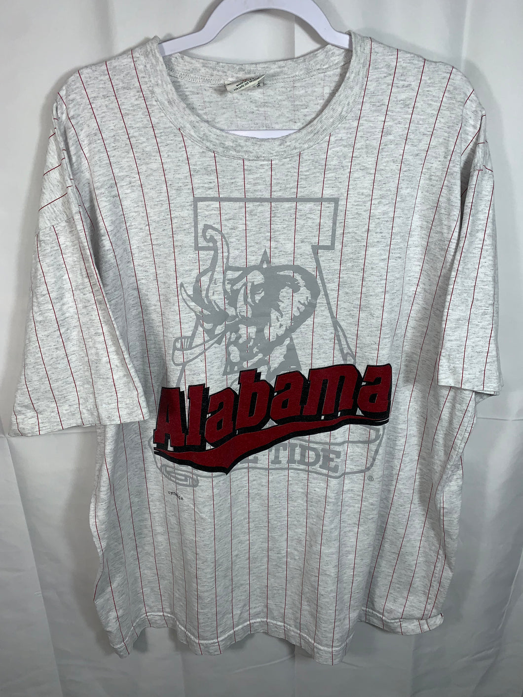 Vintage Alabama X Nutmeg Rare Pinstripes T-Shirt XL
